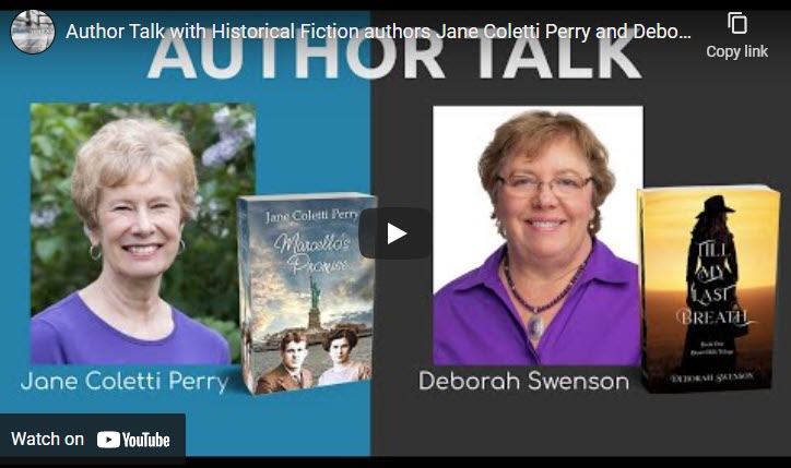 Author Talk with Historical Fiction authors Jane Coletti Perry and Deborah Swenson